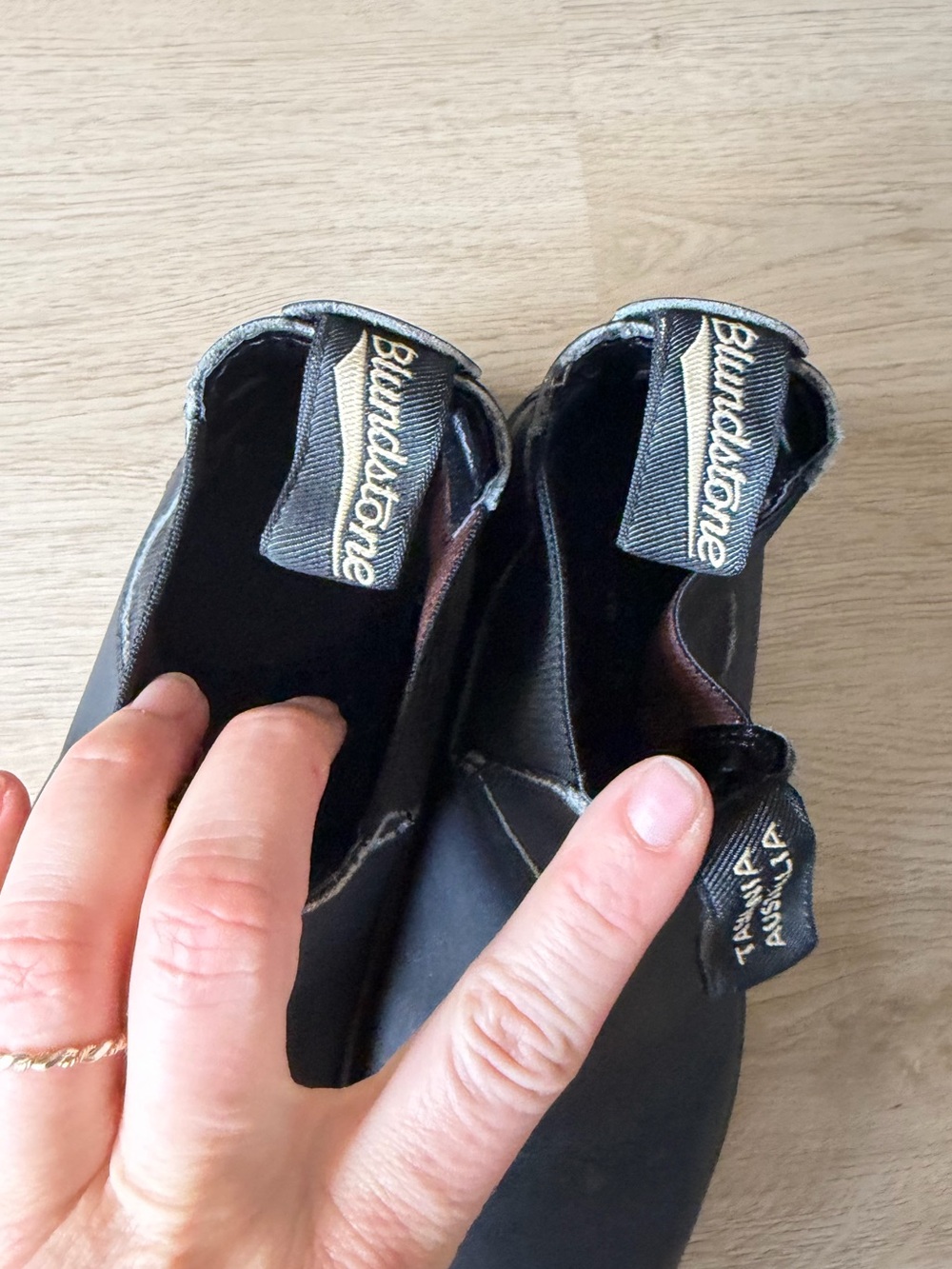 Black leather blundstone boots - Picture 4 of 6